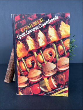 Vintage Char-Broil Grill Lovers Cookbook One Size Black and Red